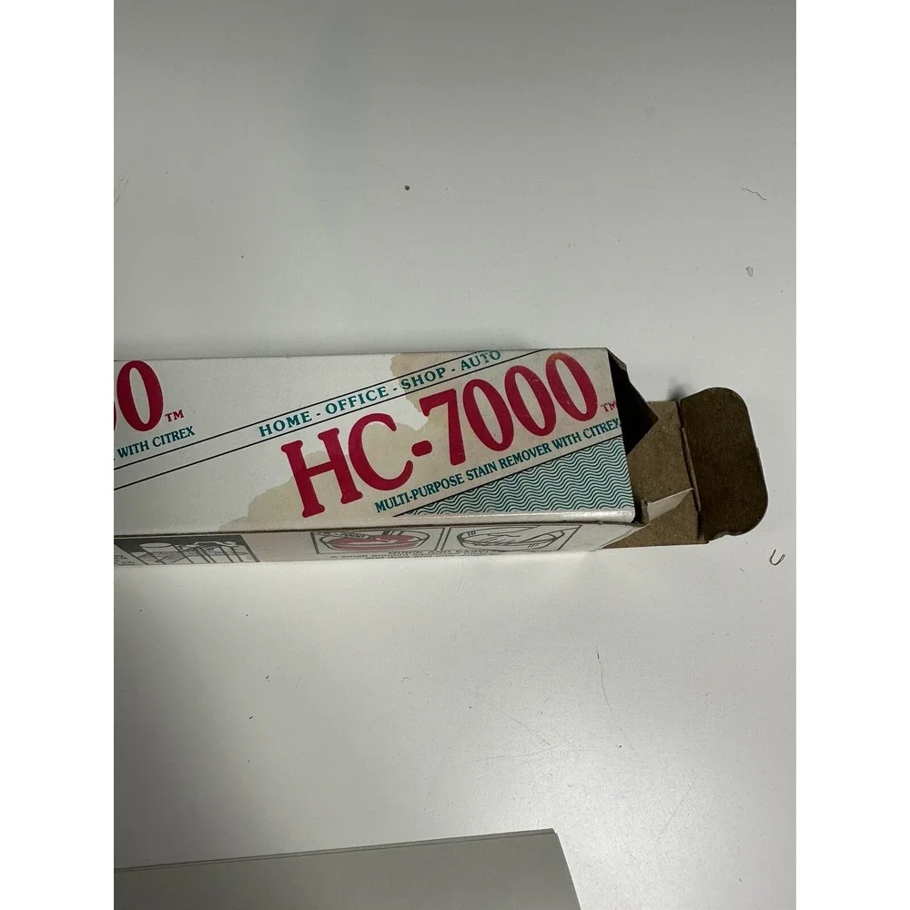 Vintage HC-7000 Universal Cleaner‎ 3.5 oz Sealed New Old Stock Box Paper Sealed